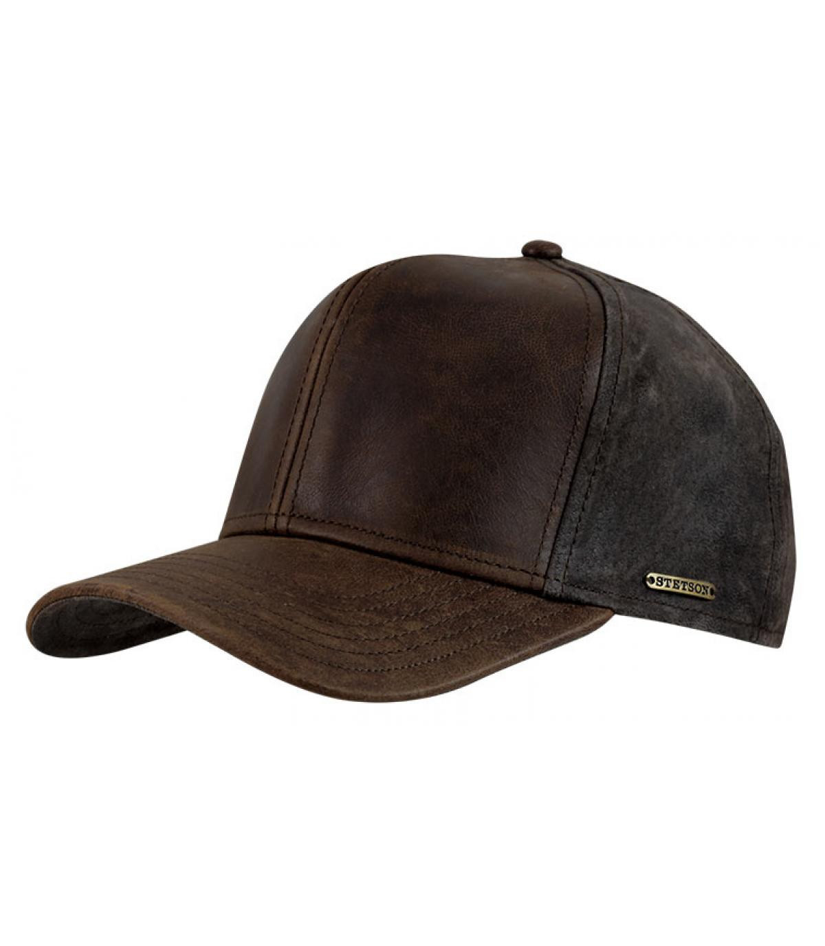 Gorra campbell cuir Campbell leather brown